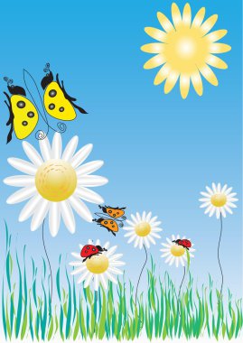 fantezi çiçek arka plan