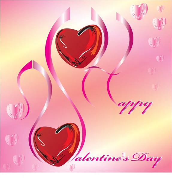 Happy valentine s day — Stock Vector