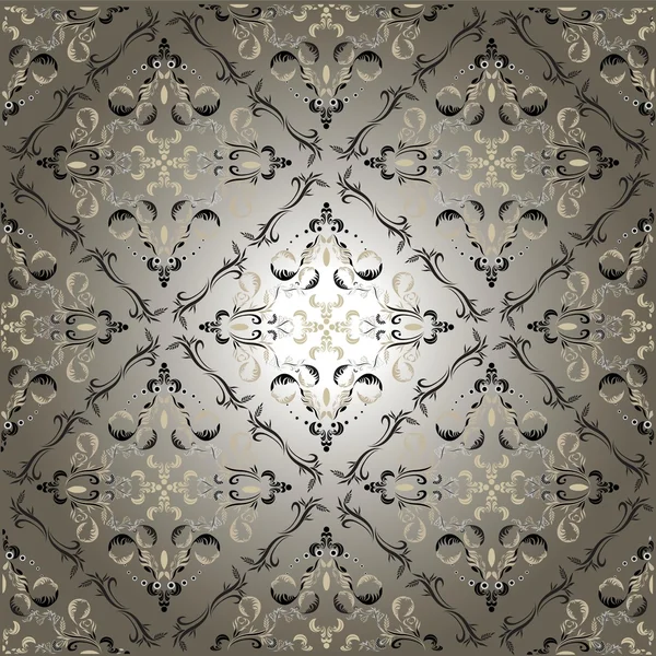 Fond d'écran sans couture vintage floral (eps10 ) — Image vectorielle