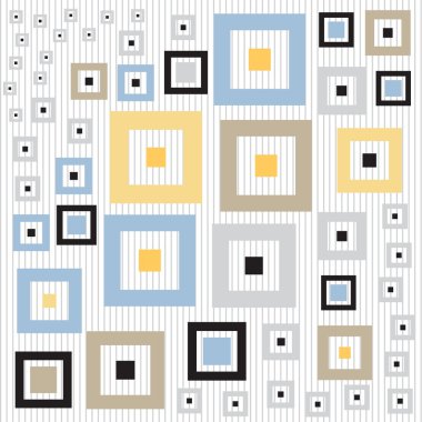 Retro kesintisiz geometrik desen (eps)