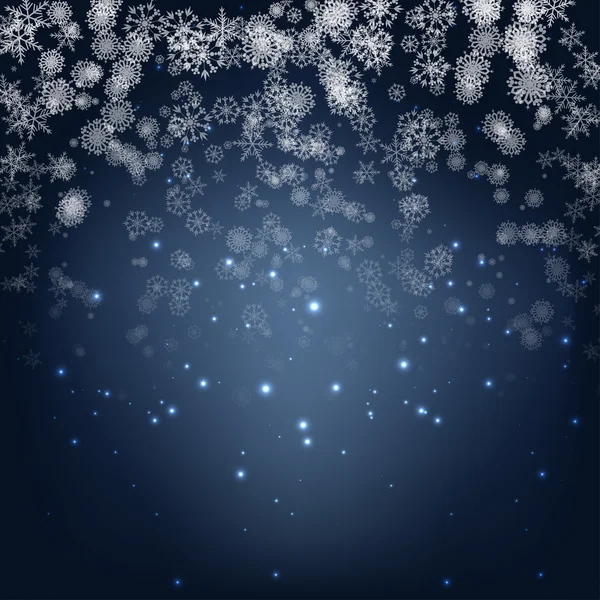 Blue Winter Background — Stock Vector