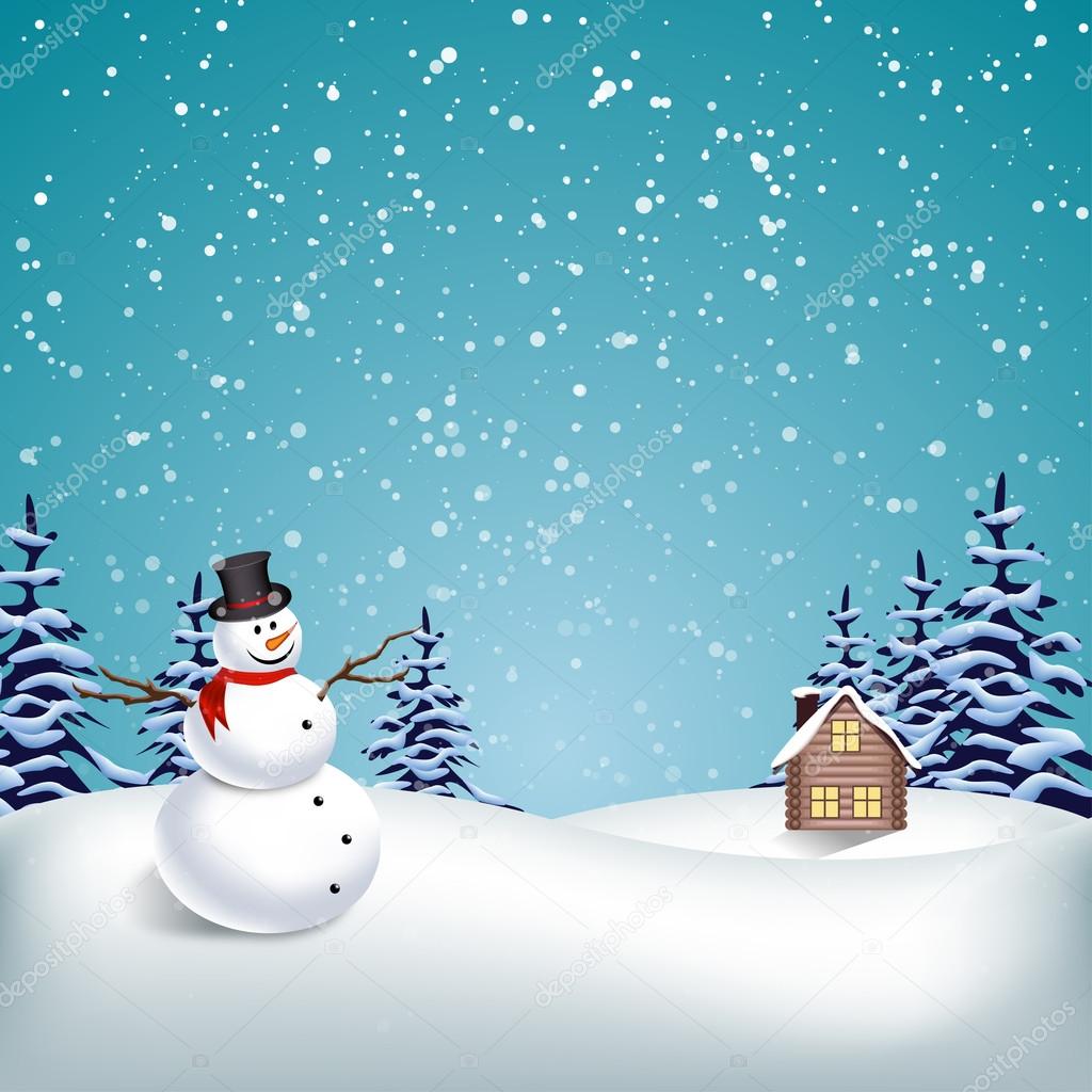 Winter Christmas Background Stock Vector Image by ©robisklp #14888935