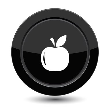 apple ile siyah düğme