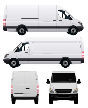 White Commercial Vehicle