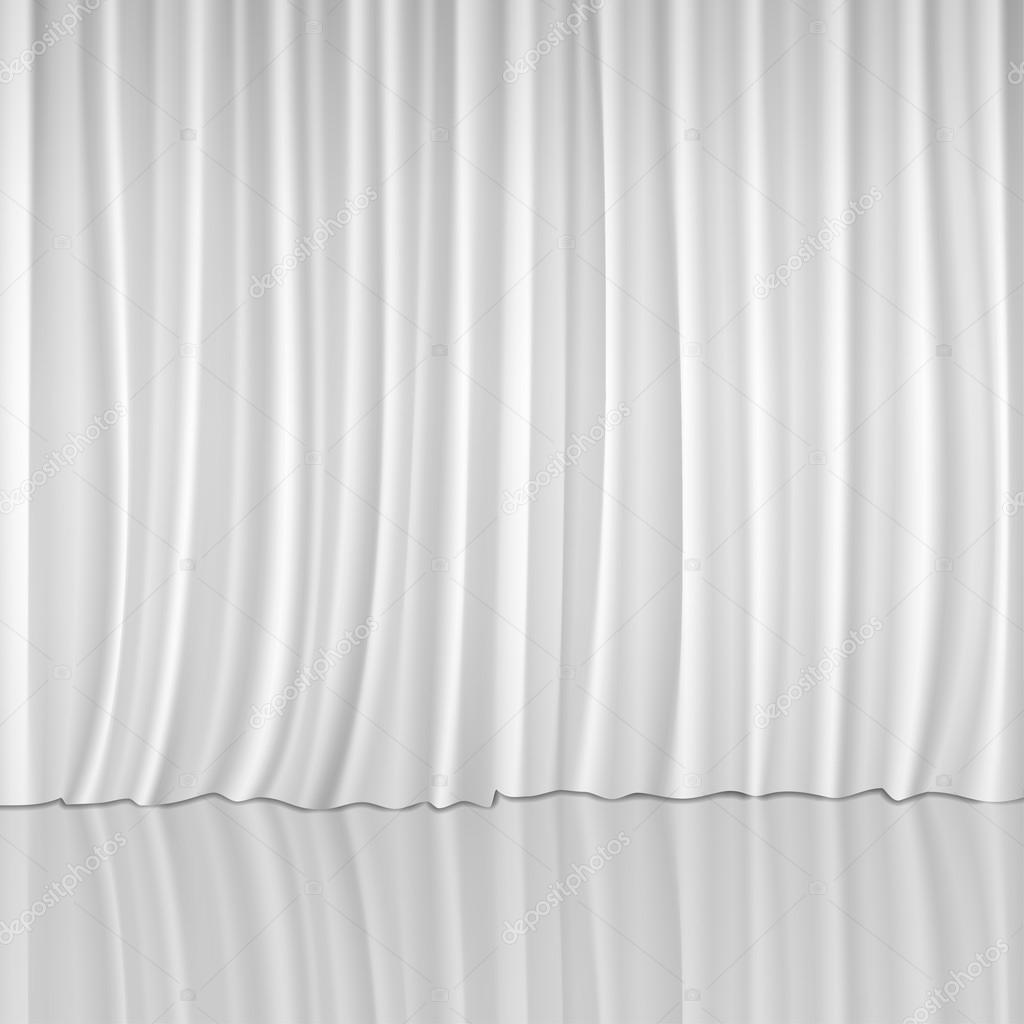 White Curtains Background