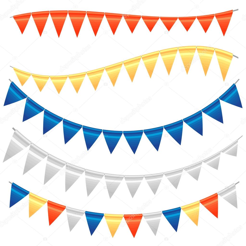 Colorful Bunting and Garland Set
