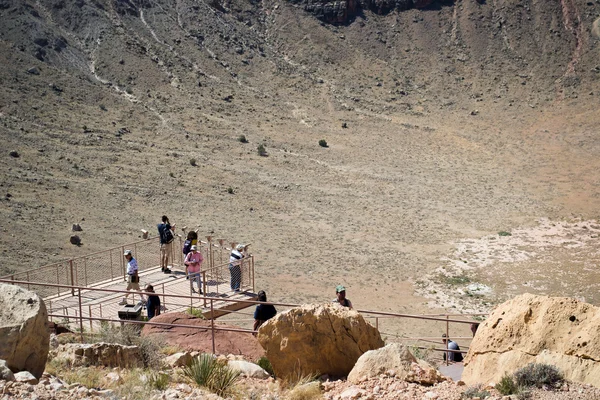 Meteor crater — Stock Photo, Image