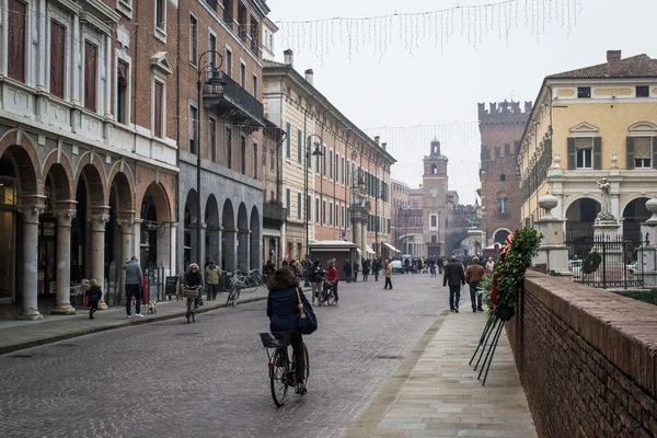 The centre of ferrara — Stock Photo, Image