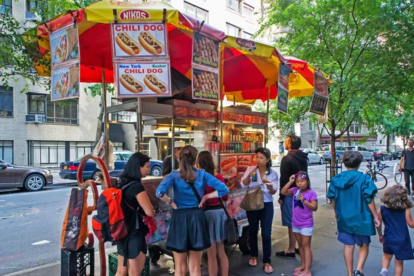 Hot dog stand Stock Obrázky