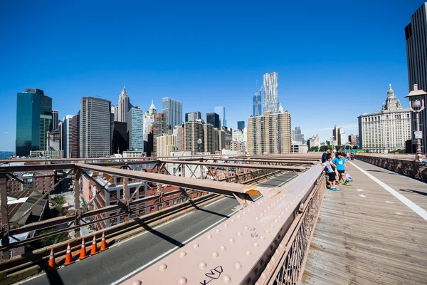 Brooklyn Bridge start — Stockfoto