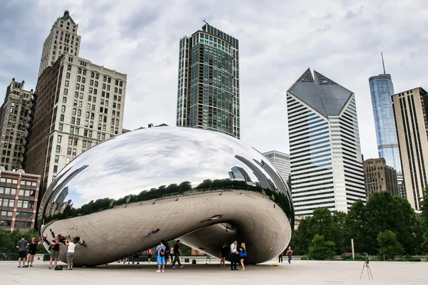 Cloud gate v Chicagu — Stock fotografie