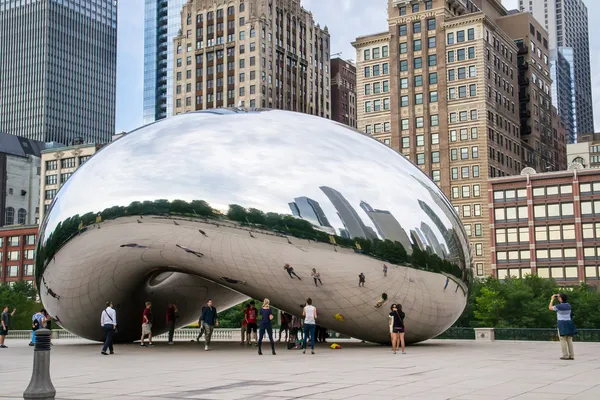 O feijão em Chicago — Fotografia de Stock