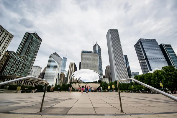 O portão de nuvens em Chicago — Fotografia de Stock