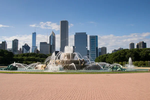 Buckingham fountain in chicago — Stock Photo, Image