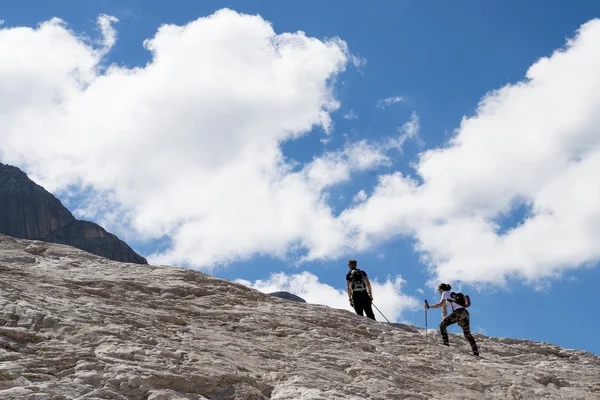 Italské vrcholky Dolomit — Stock fotografie