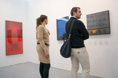 insanlar bir Sanat Fuarı