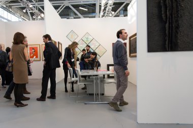 insanlar bir Sanat Fuarı