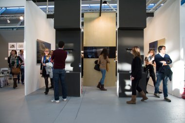 insanlar bir Sanat Fuarı