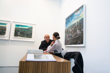 insanlar bir Sanat Fuarı