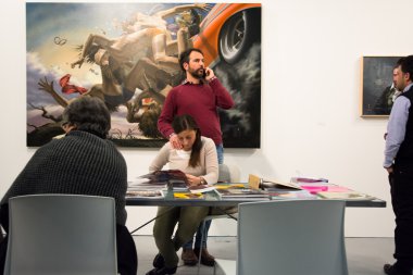 insanlar bir Sanat Fuarı