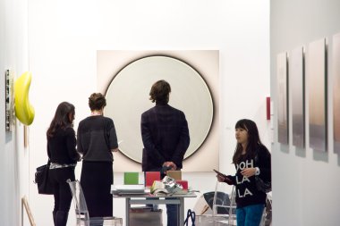 insanlar bir Sanat Fuarı