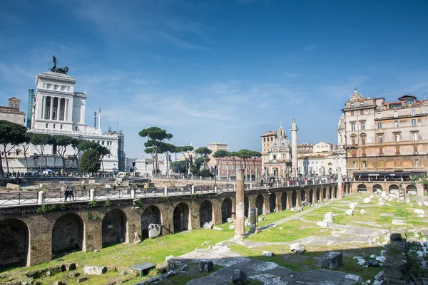 Roman forum street — Stock Photo, Image