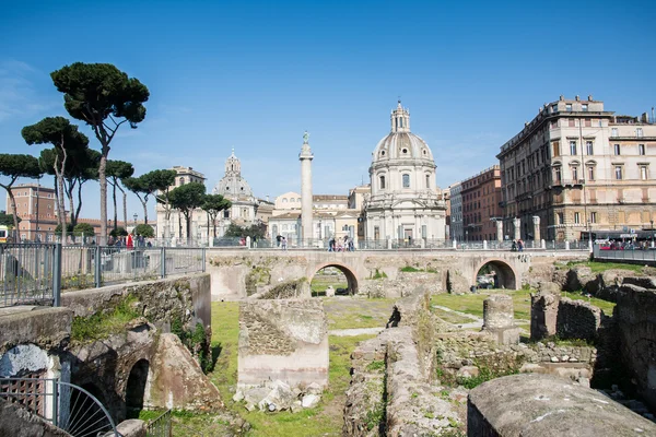 Roman forum street — Stock Photo, Image