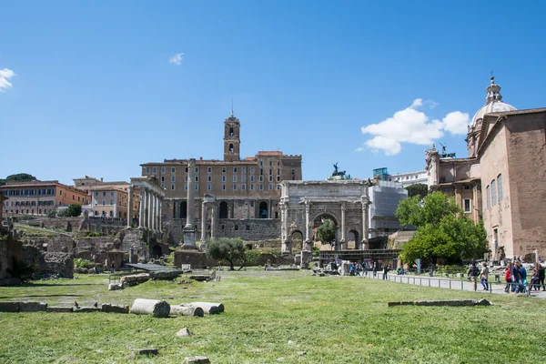 Roman forum in rome — Stock Photo, Image