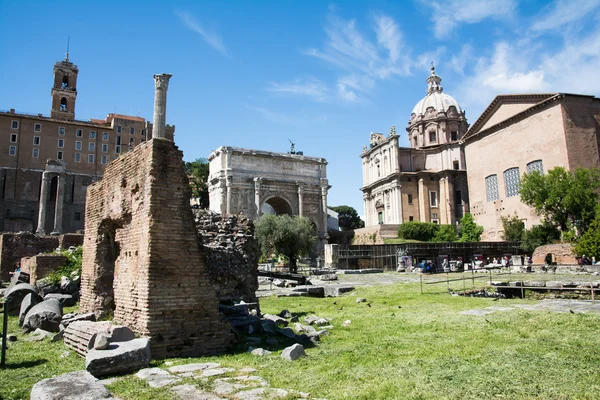 Forum romano a roma — Foto Stock