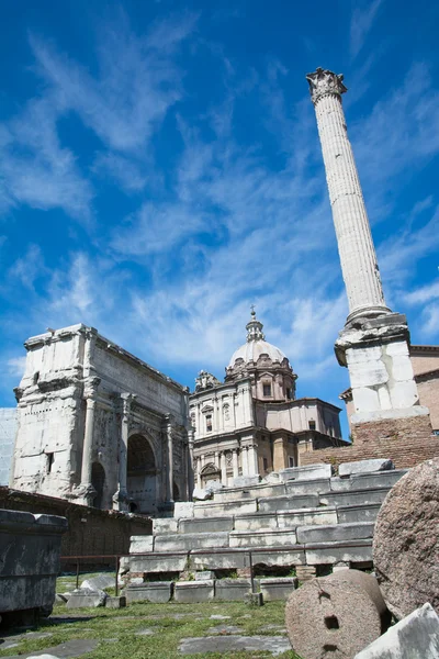 Roman forum in rome — Stock Photo, Image