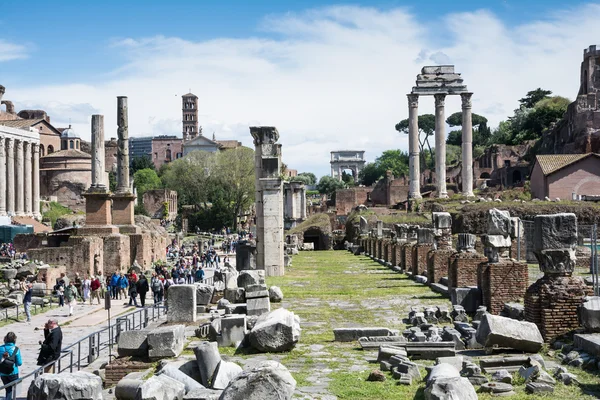 Roman forum in rome — Stock Photo, Image