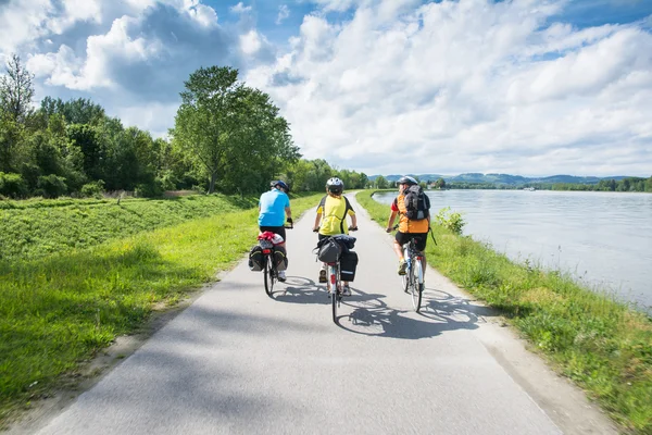 Group of bicyclists — Stock Photo, Image