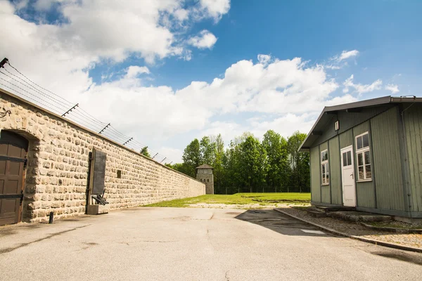 Imagem do acampamento de Mauthausen — Fotografia de Stock