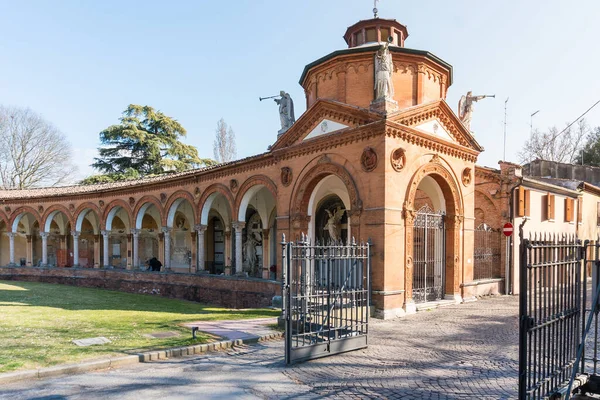 Ferrara Itália Março 2022 Passeando Dentro Cemitério Monumental Casa Charter — Fotografia de Stock