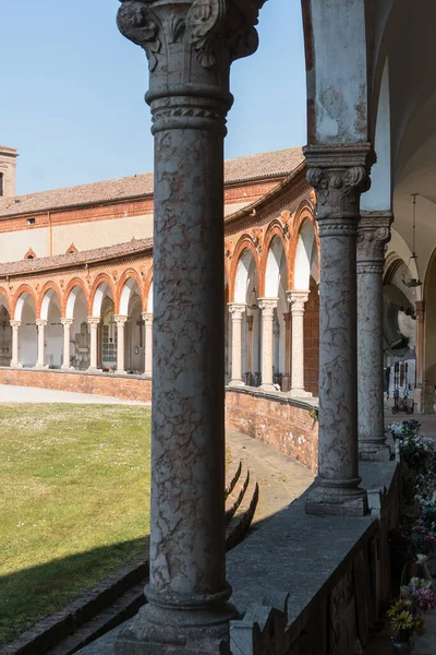 Ferrara Italy March 2022 Strolling Monumental Cemetery Charterhouse Ferrara Sunny — Stock Photo, Image