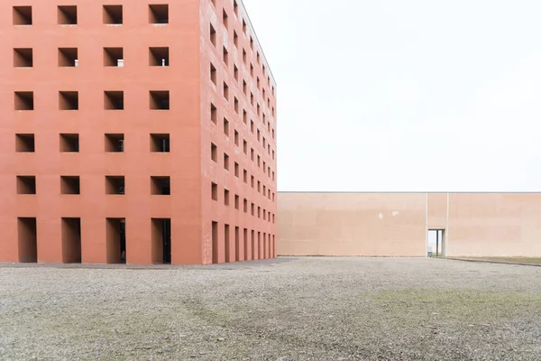 Modena Itália Fevereiro 2022 Passeando Cemitério Modena Pelos Arquitetos Italianos — Fotografia de Stock