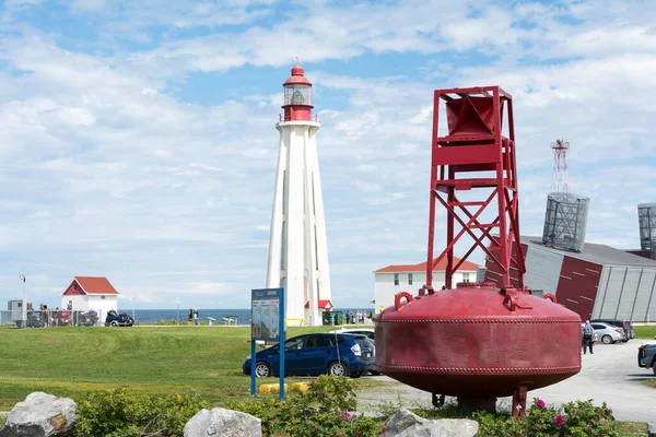 Rimouski Canadá Agosto 2015 Vista Farol Pointe Pere Península Gaspesie — Fotografia de Stock