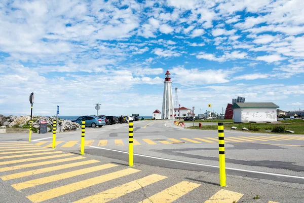 Rimouski Canadá Agosto 2015 Vista Farol Pointe Pere Península Gaspesie — Fotografia de Stock