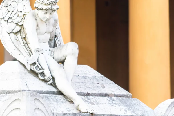 Bologna Italy January 2016 Old Tomb Monumental Cemetery Certosa Bologna — Stock Photo, Image