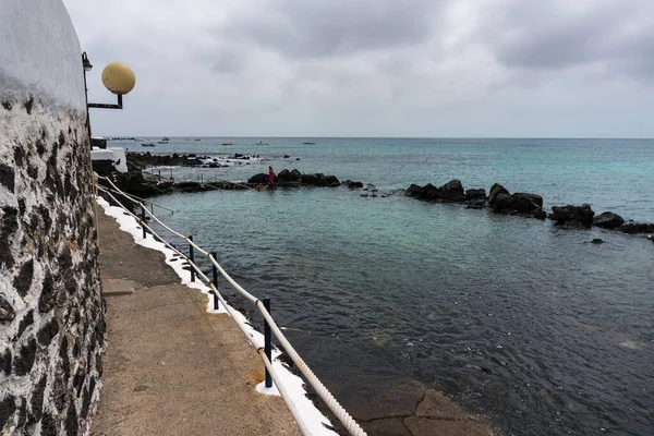 Lanzarote Spain August 2018 View Small Town Punta Mujeres Island — Fotografia de Stock