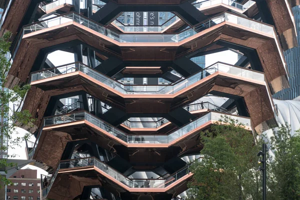Νέα Υόρκη Ηπα Αυγούστου 2019 Άποψη Της Αρχιτεκτονικής Δομής Που — Φωτογραφία Αρχείου