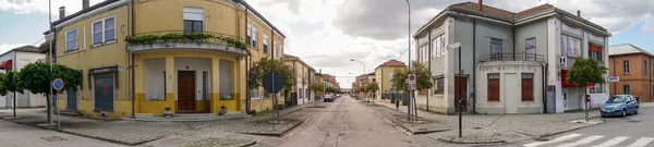 Tresigallo Itália Maio 2021 Passeando Pela Cidade Metafísica Tresigallo Durante — Fotografia de Stock