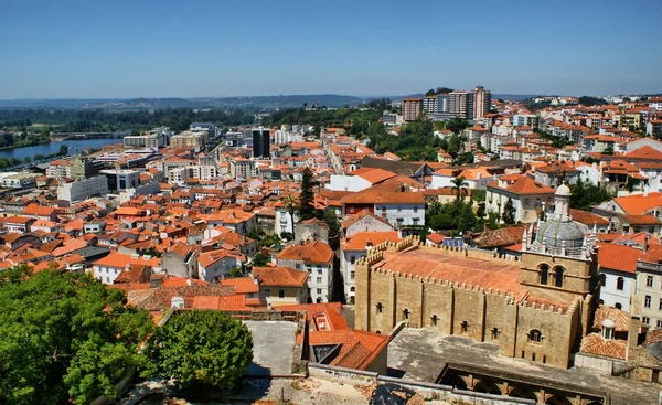 Cityscape over the roofs of Coimbra — Stock Photo, Image
