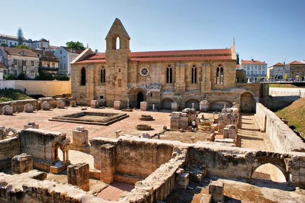 Santa Clara Velhas kloster i Coimbra – stockfoto