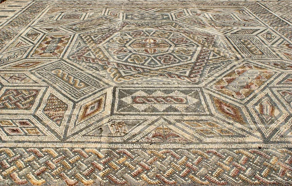 Mosaico nas ruínas romanas de Conimbriga — Fotografia de Stock