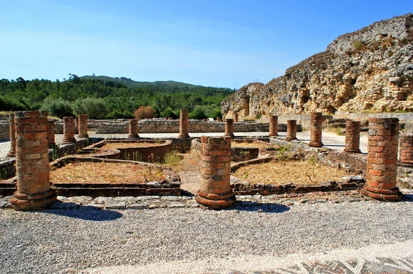 Ruinas romanas portuguesas en Conimbriga — Foto de Stock