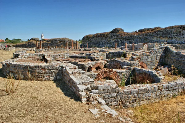 Baños romanos ruinas de Conimbriga — Foto de Stock