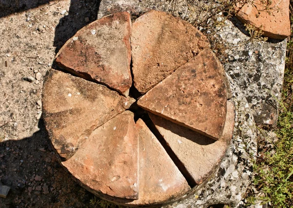 Coluna romana de Conimbriga — Fotografia de Stock