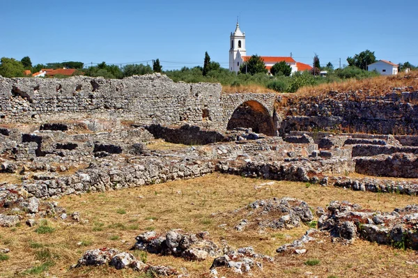 Ρωμαϊκά ερείπια της conimbriga — Φωτογραφία Αρχείου