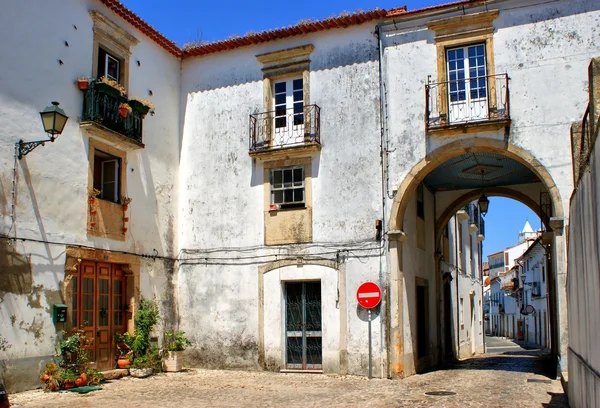 Typical square of Penela — Stock Photo, Image